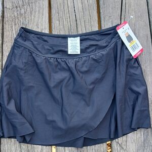 Anne Cole Black Swim Skirt